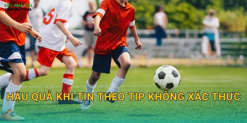 Hậu quả khi tin theo tip không xác thực